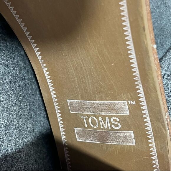 Toms Lunata‎ Grey Suede Block Heeled Lace-Up Booties -- 8.5 - Picture 12 of 13